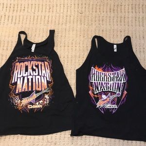 Two rockstar cheer tank tops